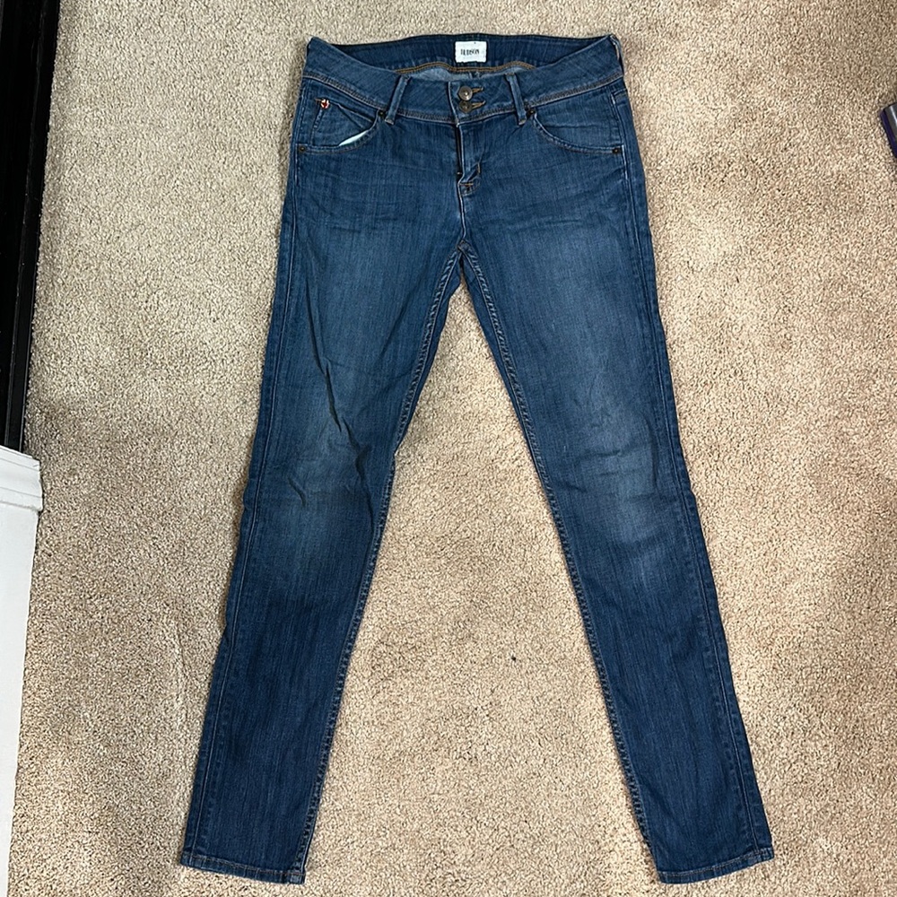 Hudson mid rise straight leg Jeans